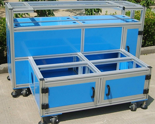 T-Slot Aluminium Profile applied to Operation-Desk-3