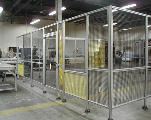 T-Slot Aluminium Profile applied to Protective-Fence-2